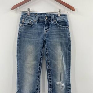 3for$20 Miss Me Jeans Girls Blue Capris size 14
